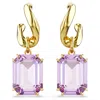 Swarovski Millenia Drop-ohrhänger In Purple