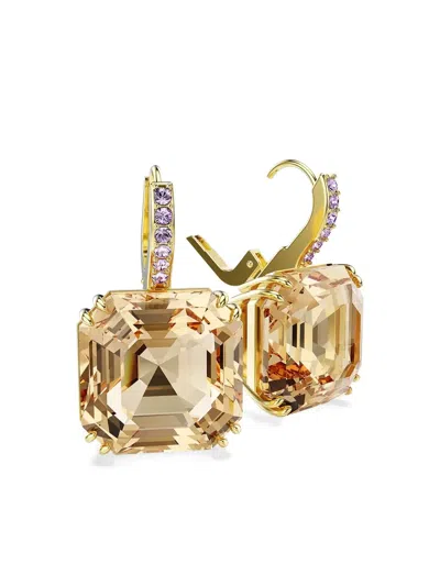 Swarovski Millenia Gold-tone Crystal Earrings