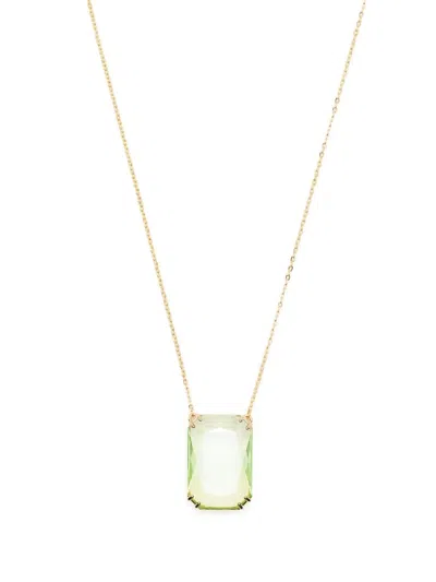 Swarovski Millenia Gold-tone Necklace In Green