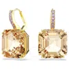 Swarovski Millenia Gold-tone Plated Drop Earrings In Gold