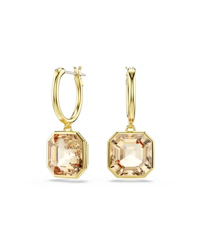 Swarovski Millenia Gold-tone Plated Drop Earrings