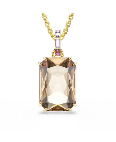 SWAROVSKI MILLENIA GOLD-TONE PLATED PENDANT NECKLACE