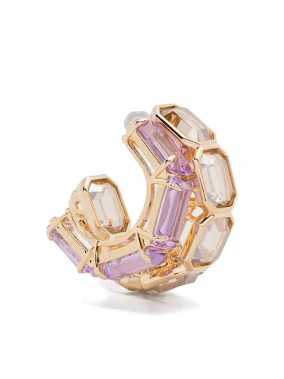 Swarovski Millenia Hoop Earrings In Gold