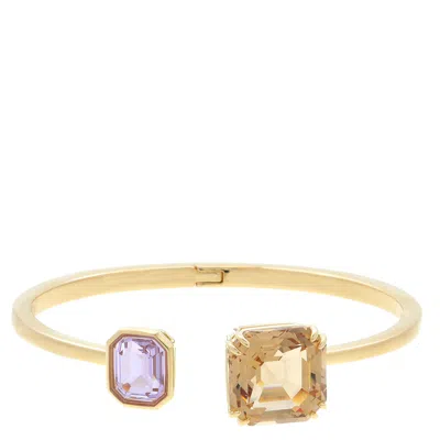 Swarovski Millenia Octagon-cut Gemstone Bracelet In Gold
