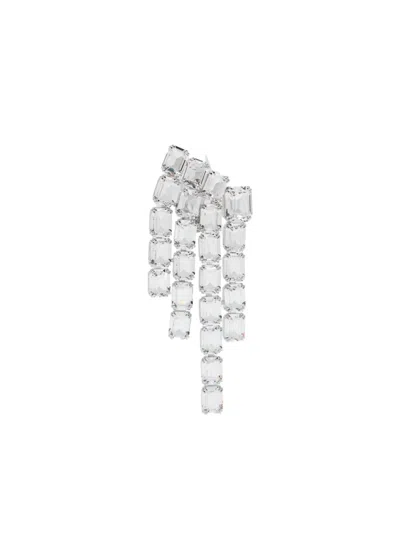 Swarovski Millenia Octagon-cut Chandelier Earrings In Metallic