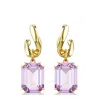 Swarovski Millenia Drop-ohrhänger In Purple