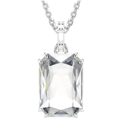 Swarovski Millenia Octagon Cut Pendant Necklace In White