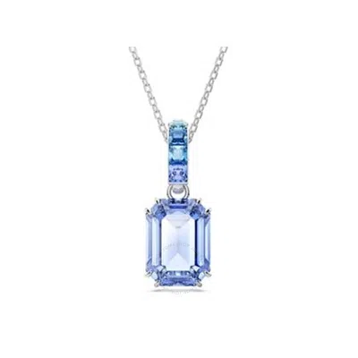 Swarovski Millenia Pendant Long Pendant Rhodium Shiny Blue