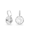 Swarovski Millenia Rhodium Plated Drop Earrings In Metallic