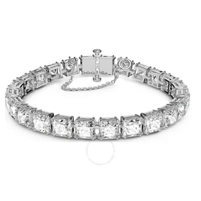 Swarovski Millenia Soft Bracelet Small Sqr Rhodium Shiny White