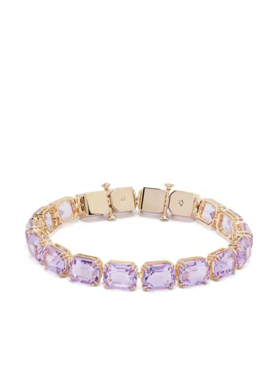 Swarovski Millenia Tennis Bracelet In Gold