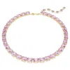 Swarovski Millenia Tennis Halskette In Violett