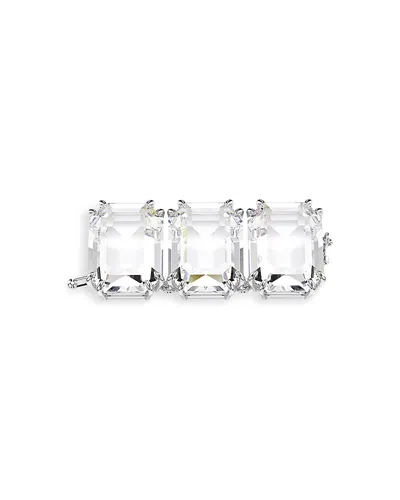 Swarovski Millenia Three Crystal Necklace Extender In Silver