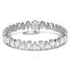Swarovski Womens Matrix Rhodium-plated Brass And Zirconia Bracelet White In White