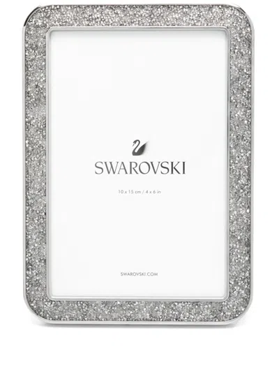 Swarovski Minera Picture Frame (10cm X 15cm) In Silver