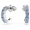 Swarovski Mini Hoop Hoop Earrings In Blue