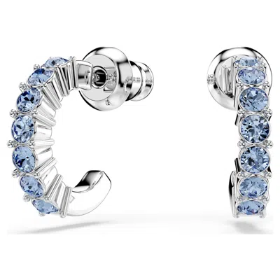 Swarovski Mini Hoop Hoop Earrings In Blue
