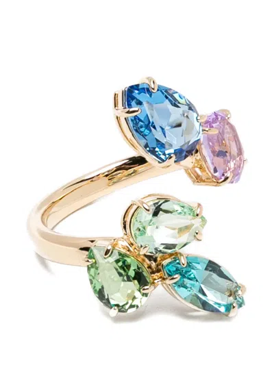 Swarovski Mixed-cuts Ring In Gold