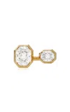 Swarovski Moda Exclusive Octagon Collection 18k Yellow Gold Ring With Laboratory Grown Diamonds