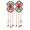 Swarovski Multicolored Gratia Long Drop Earrings In Multicolored