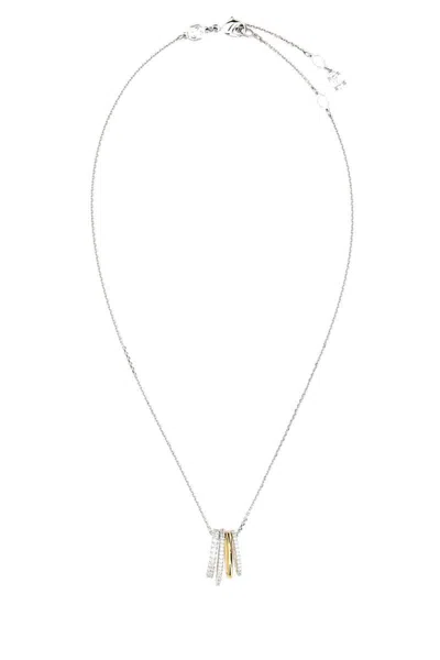 Swarovski Silver Metal Hyperbola Necklace