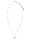 Swarovski Crystal Pendant Necklace Adjustable Chain Length In Silver