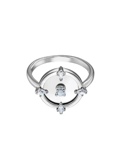 Swarovski North Motif Ring In White