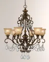 Swarovski Norwalk 6-light Chandelier In Bronze Umber
