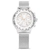 Swarovski Nova Chrono Watch In Silver Tone