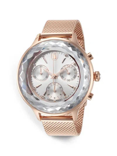 Swarovski Nova Round-face 37mm Watch In Gold