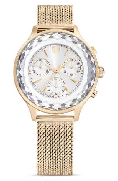 Swarovski Novo Bracelet Chronograph Watch, 37mm In Gold
