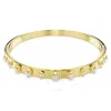 Swarovski Numina Bangle S Gold Shiny Crystal In White