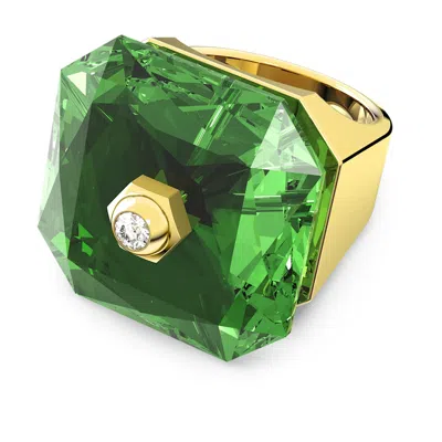 Swarovski Numina Cocktail Ring In Green