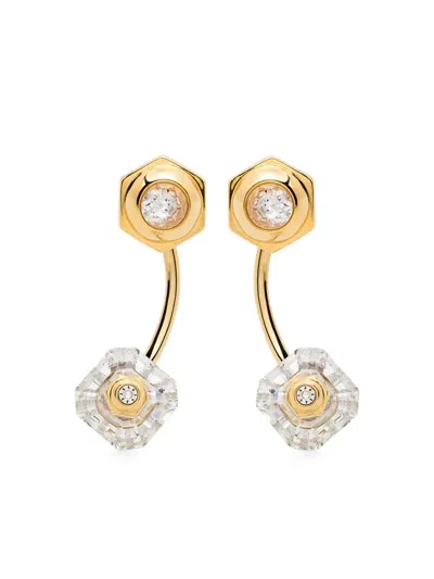 Swarovski Numina Drop Earrings In Gold