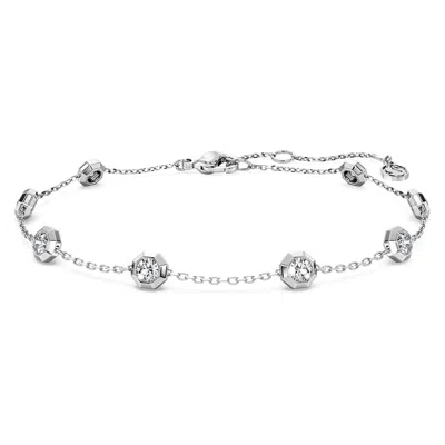 Swarovski Octagon Bracelet In Blue