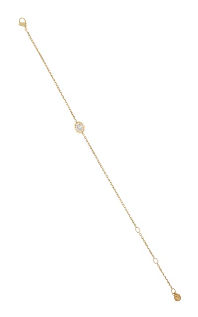 Swarovski Octagon Collection 14k Yellow Gold Bracelet With Laboratory Grown Diamonds