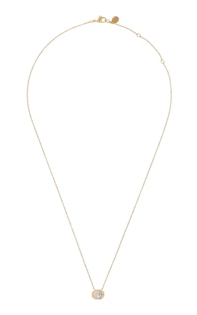 Swarovski Octagon Collection 14k Yellow Gold Pendant With Laboratory Grown Diamonds