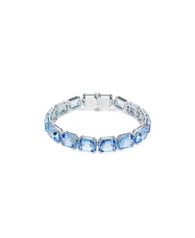 Swarovski Millenia Tennis Bracelet In Blue