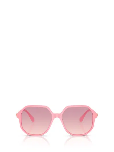 Swarovski Octagon Frame Sunglasses In Pink