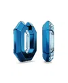 Swarovski Lucent Hoop Earrings In Blue
