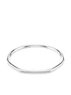 Swarovski Dextera Pave Crystal Geometric Bangle Bracelet In Metallic