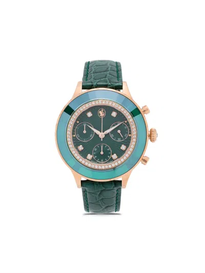 Swarovski Octea Chrono 37mm In Green