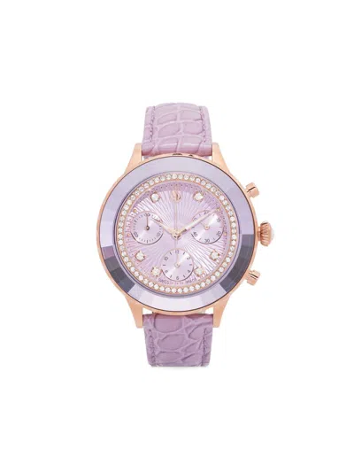 Swarovski Octea Chrono 37mm In Purple