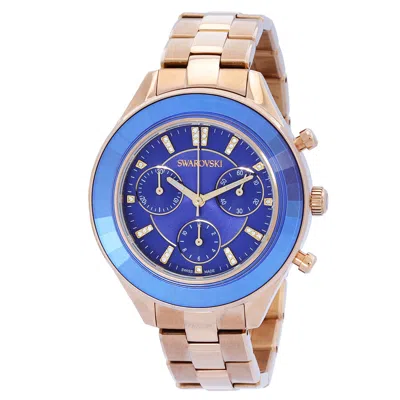 Swarovski Octea Lux Sport Chronograph Quartz Crystal Blue Dial Unisex Watch 5632481
