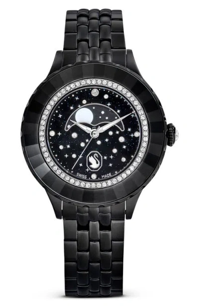 Swarovski Octea Moon Bracelet Watch, 37mm