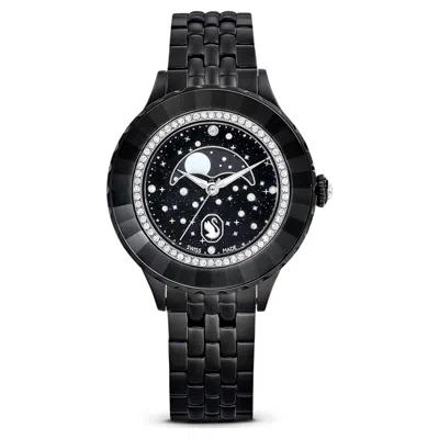 Swarovski Octea Moon Uhr In Black