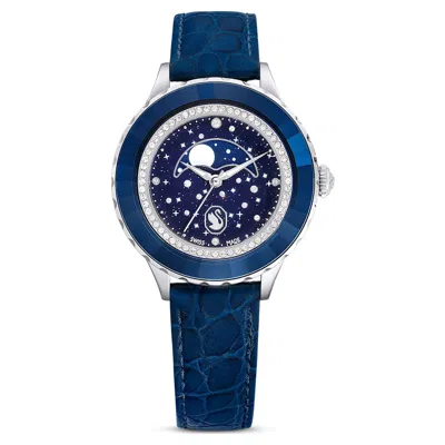 Swarovski Octea Moon Uhr In Blue