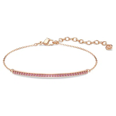 Swarovski Only Bracelet In ["pink","gold Tone","rose Gold Tone"]