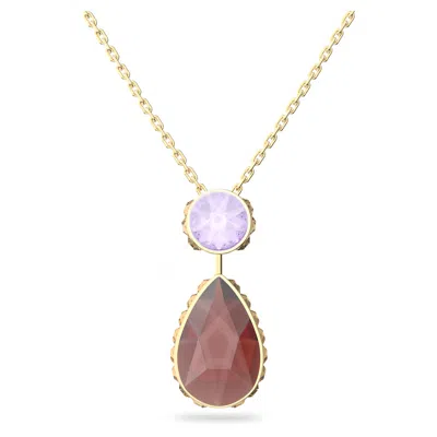 Swarovski Orbita Necklace In Purple