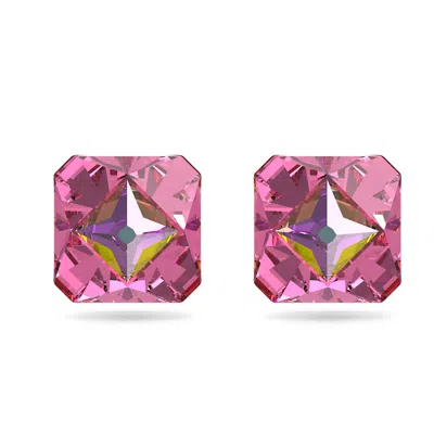 Swarovski Ortyx Stud Earrings In Pink